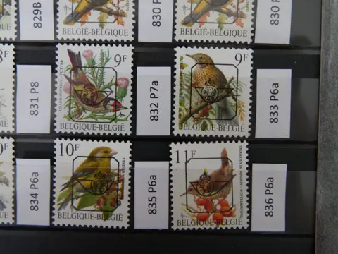 België 1985/1999 - complete reeks vogels buzin belgische frank - OCB