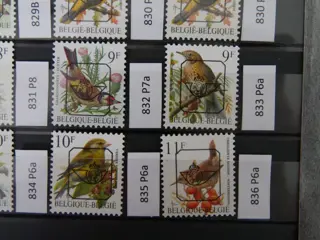 België 1985/1999 - complete reeks vogels buzin belgische frank - OCB
