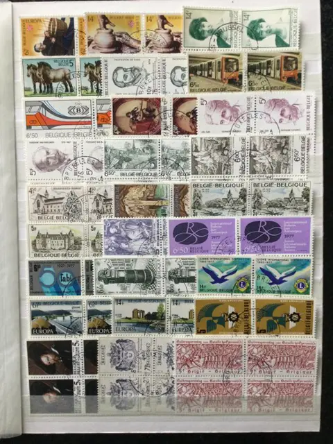 België 1974/2002 - album met honderden blokken van 4.Ook blokken en boekjes postfris - OBP / OCB