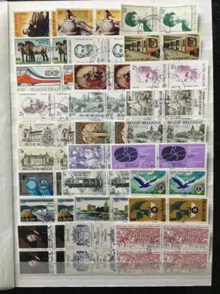 België 1974/2002 - album met honderden blokken van 4.Ook blokken en boekjes postfris - OBP / OCB