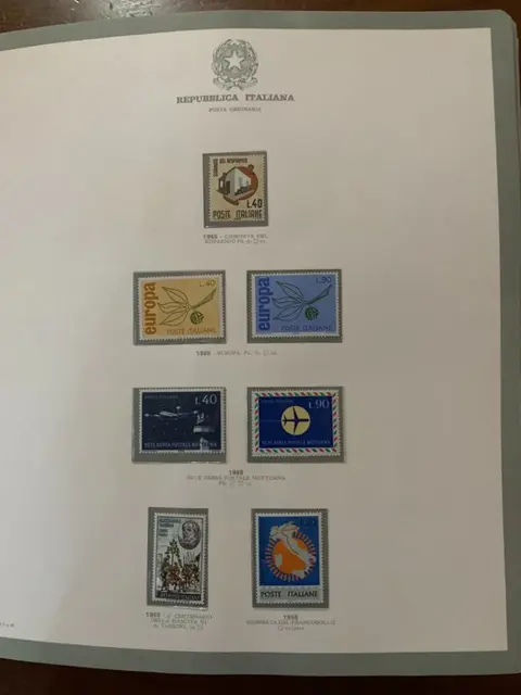 Italiaanse Republiek 1965/1985 - Complete Italian Republic collection with souvenir sheets and services 1965-1985