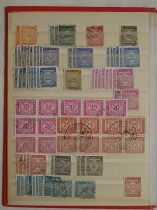 Italiaanse Republiek - Postal parcels and postage due with repetitions