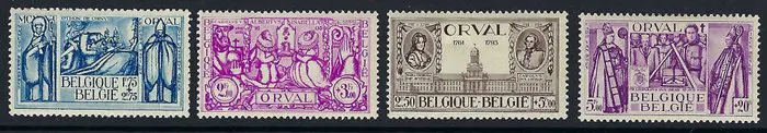 België 1933 - reeks "Grote Orval" - OBP/COB 363/74