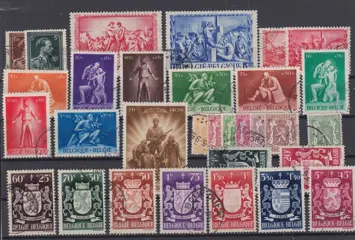 België 1940/1945 - Volledige jaren - OBP : 527/724 + BL 10/17