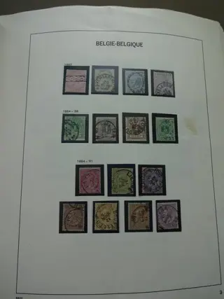 België en Nederland 1849/1992 - 2 Davo boeken BELGIE1X DAVO de luxe Nederland en een insteekboek met 40 blokken - MICHEL