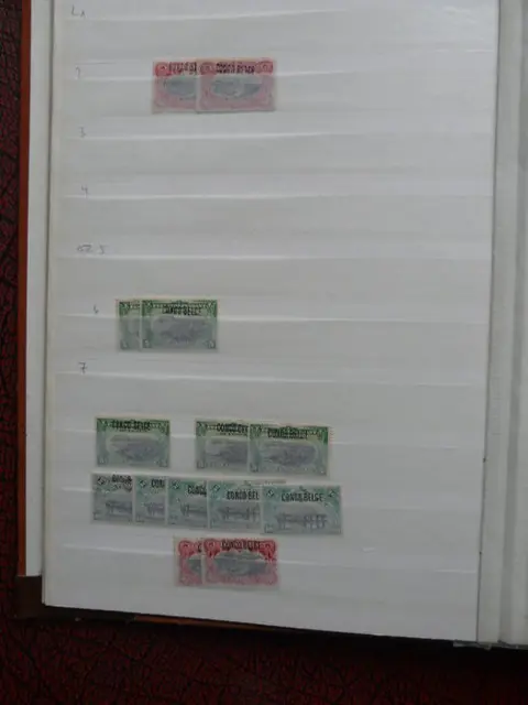 Belgisch-Congo - Dealer's stockbook mint mostly hinged