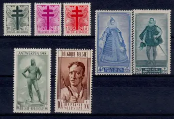 België 1947/1948 - volledige jaren - 748/760 , 761/791 + BL 26
