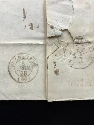 Frankrijk - Rare letter from Basel to Marseille