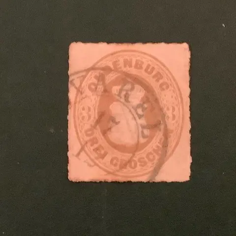 Oldenburg 1862 - 3 Groschen in B tanding met fotocertificaat BPP - Michel 19B