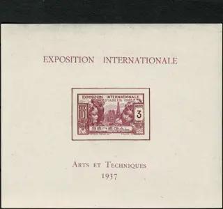 Frankrijk - koloniën (algemene uitgaves) 1937 - Exposition Internationale Arts et Techniques 24 blokken