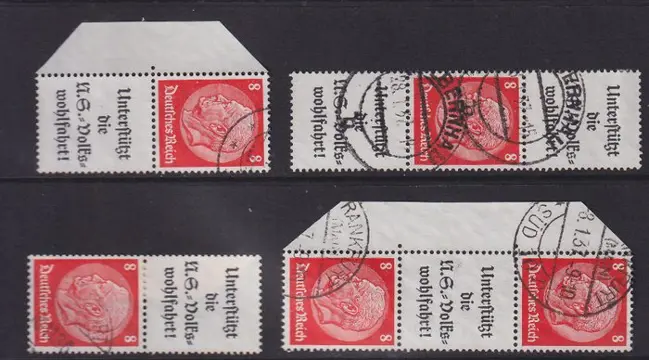 Duitse Rijk 1934/1940 - Partij combinaties.