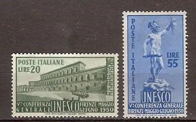 Italiaanse Republiek - Republic, 1950/51 – 18 complete sets, 28 values, mint with intact gum