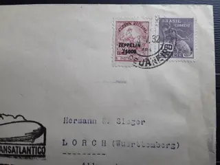 Brazilië - 2 Zeppelin Documents - 4 Südamerikafahrt 1932 / 2 Südamerikafahrt 1933