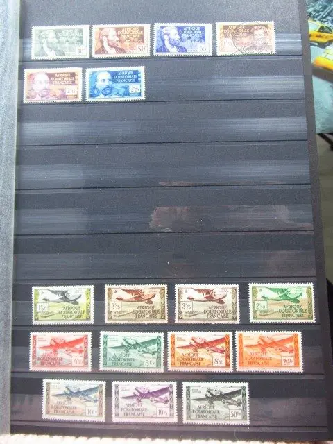 Franse kolonie - Advanced collection of stamps.