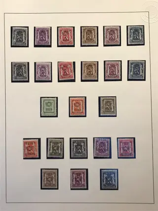 België 1938/1985 - Complete Verzameling Voorafgestempelde zegels incl. moeilijke reeksen en diverse papiersoorten - PRE333/PRE814