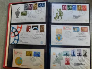 Nederland en Overzeese Rijksdelen 1951/2001 - Verzameling FDC's in 6 PSIII album