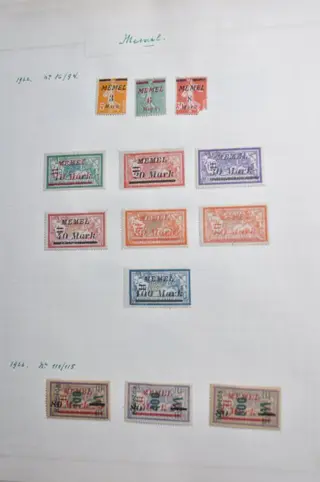 Duitsland voor 1949 - Partij met o.a. Memel, Danzig, Reich, Zones, briefkaarten, PWS, voedselbonnen en meer