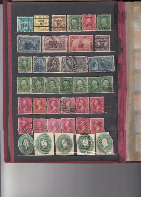 Verenigde Staten van Amerika 1861 - Collection stamps in the album - Michel Nortamerica 2015 - Mi 18....