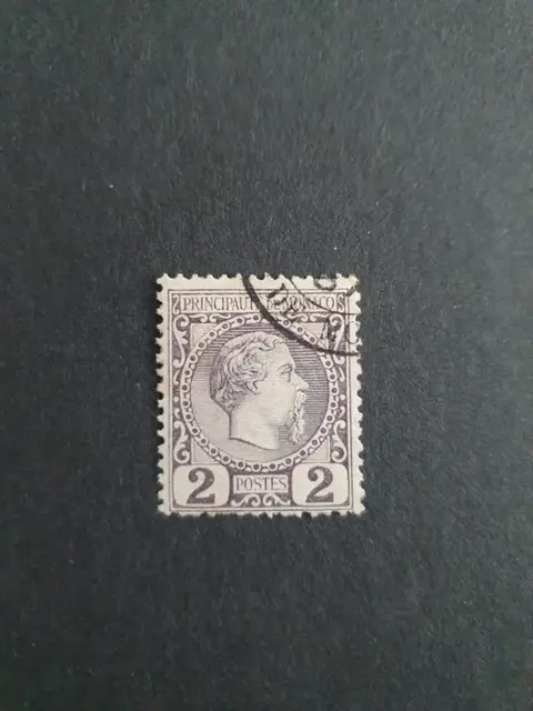 Monaco 1885 - Nice cancellations on 4 and 5 - Série Charles III du n°1 à 8