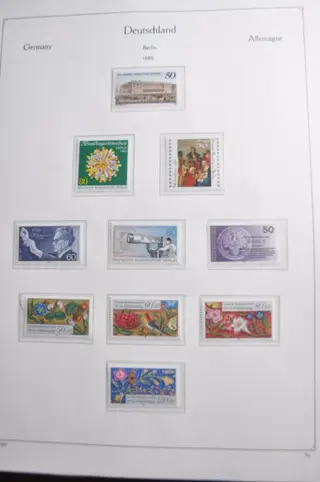 Duitsland diverse perioden - Partij in een Ka-Be album en diverse stockboeken