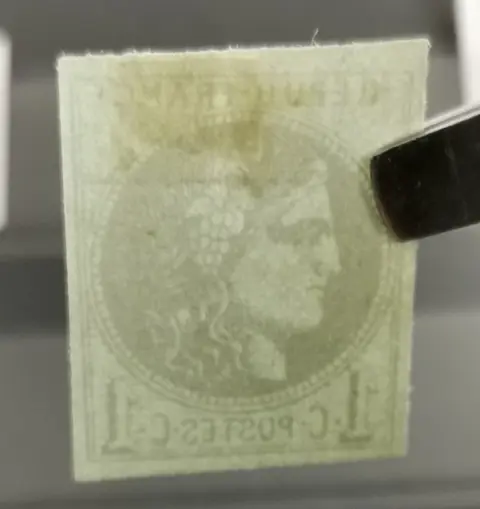 Frankrijk 1870 - Classic French stamp, No. 39 Bordeaux issue, 1 c. Dark olive 1st state - Yvert et tellier N°39