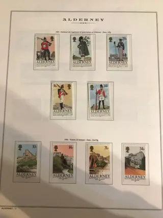Faeröer 1975/1987 - Mounted on album with mounts