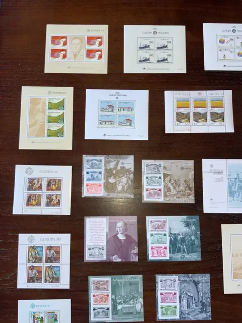 Portugal 1977/1992 - Portugal, Azoren en Madeira. Collectie miniatuurvellen in Europa