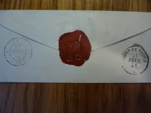 Frankrijk 1849/1851 - Tracked envelope