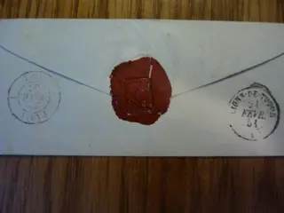 Frankrijk 1849/1851 - Tracked envelope