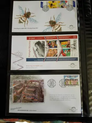 Nederland 2021 - Complete jaargang FDC's - NVPH E818a/E835b