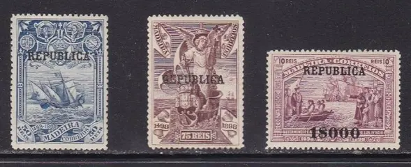 Portugal 1911/1912 - Vasco da Gama - Mundifil 198/205