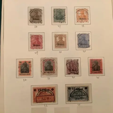 Duitse Rijk 1914/1916 - Volledige verzameling bezetting van België - Michel 1/25