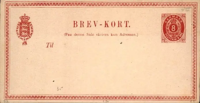 Denemarken 1870/1955 - Verzameling ± 220 Postwaardestukken