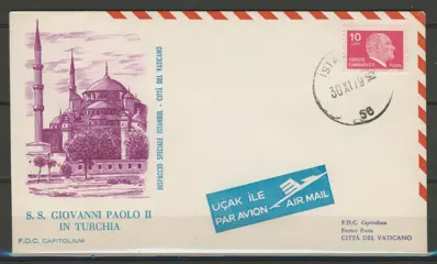 Vaticaanstad 1979 - Pausreizen S.S. Giovanni Paolo II Verzameling van 31EnveloppenLot: 722
