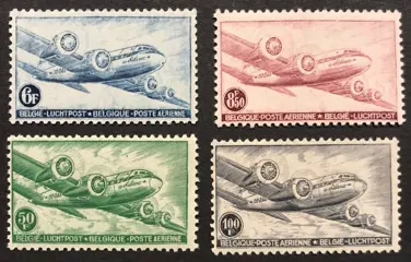 België 1930/1958 - Luchtpostzegels - Volledige Rubriek - Alle Uitgiften - POSTFRIS - PA1/PA35