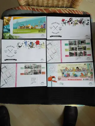 Nederland 2017 - Complete jaargang FDC's