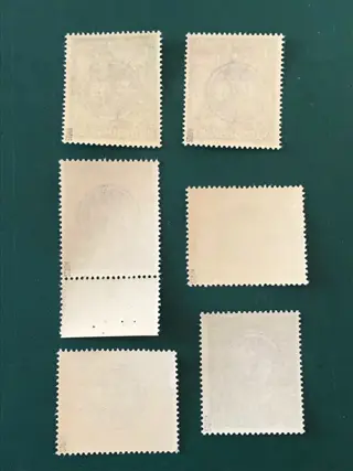 Duitsland - lokale postgebieden 1945 - Fredesdorf : 5 opeenvolgende emissies met FM opdruk - Michel F860/865