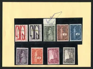 België 1929 - Eerste Orval met HORIZONTALE Mouwstrepen - POSTFRIS met Certificaat - OBP 258A/266AA