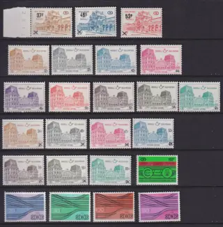 België 1959/1985 - Spoorweg en pakketzegels. - OCB: 364/365, 404/423, 426/454, 459/460