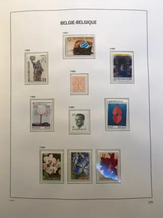 België 1985/1994 - Verzameling Belgie in DAVO IV LUXE album - Complete jaargangen met blokken en boekjes