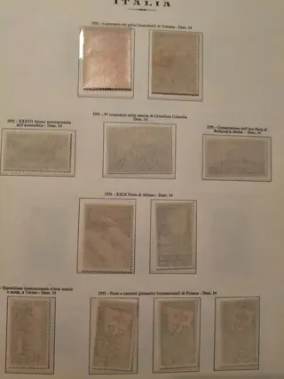 Italiaanse Republiek 1951 - Full year - Sassone 653/681