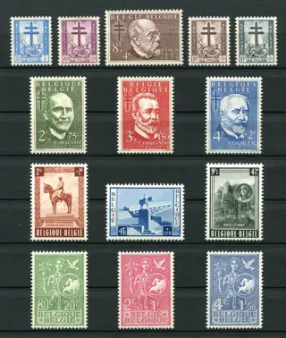 België 1953/1954 - Alle zegels volgens Davo-bladen 64/66