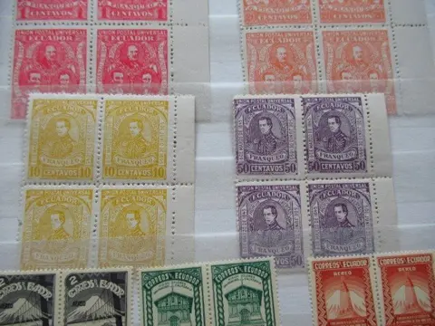 Ecuador - Advanced collection of stamps