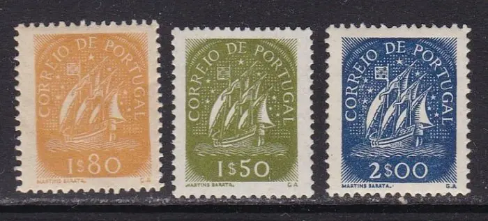 Portugal 1948 - Caravels - Mundifil 696/704