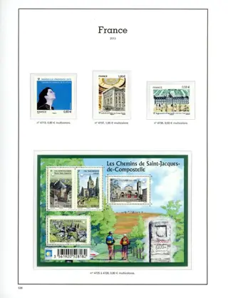 Frankrijk - Yvert sheets 2013-2014 complete 46 sheets + €120 face value