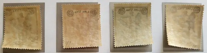 Koninkrijk Italië - Three sets - Sassone NN. 135/140; 158/161; 175/182