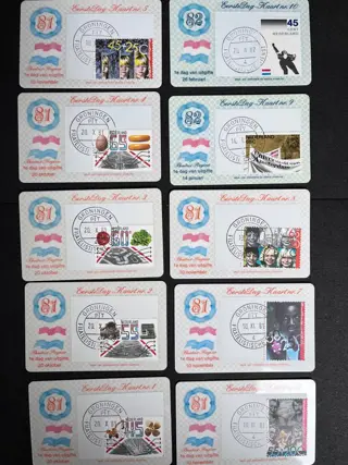 Nederland 1981/1993 - Verzameling Eerstedagkaartjes