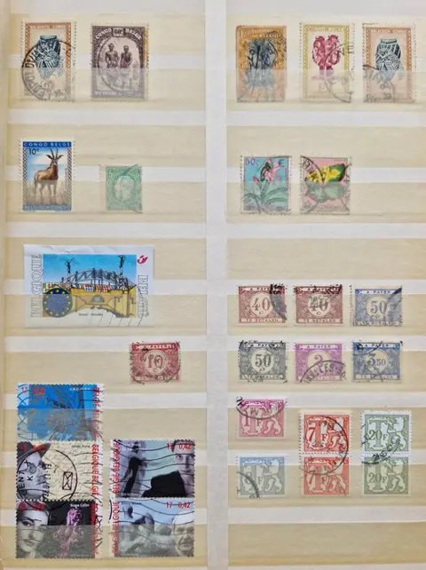 België 1879/2020 - Jonge catalogi (2021) + klassiek tot zeer jong gebruikt op volgorde van jaartal in 2 stockboeken - OPC
