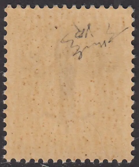 Italië 1944 - Overprint colour error, 30 c. brown with straight and inverted black overprint of the ‘l’ type - Sassone N. 492A, 492Aa