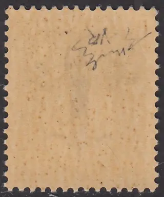 Italië 1944 - Overprint colour error, 30 c. brown with straight and inverted black overprint of the ‘l’ type - Sassone N. 492A, 492Aa